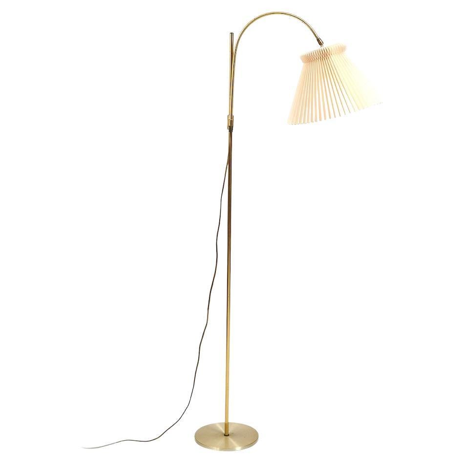 Brass Floor Lamp Denmark 1960s