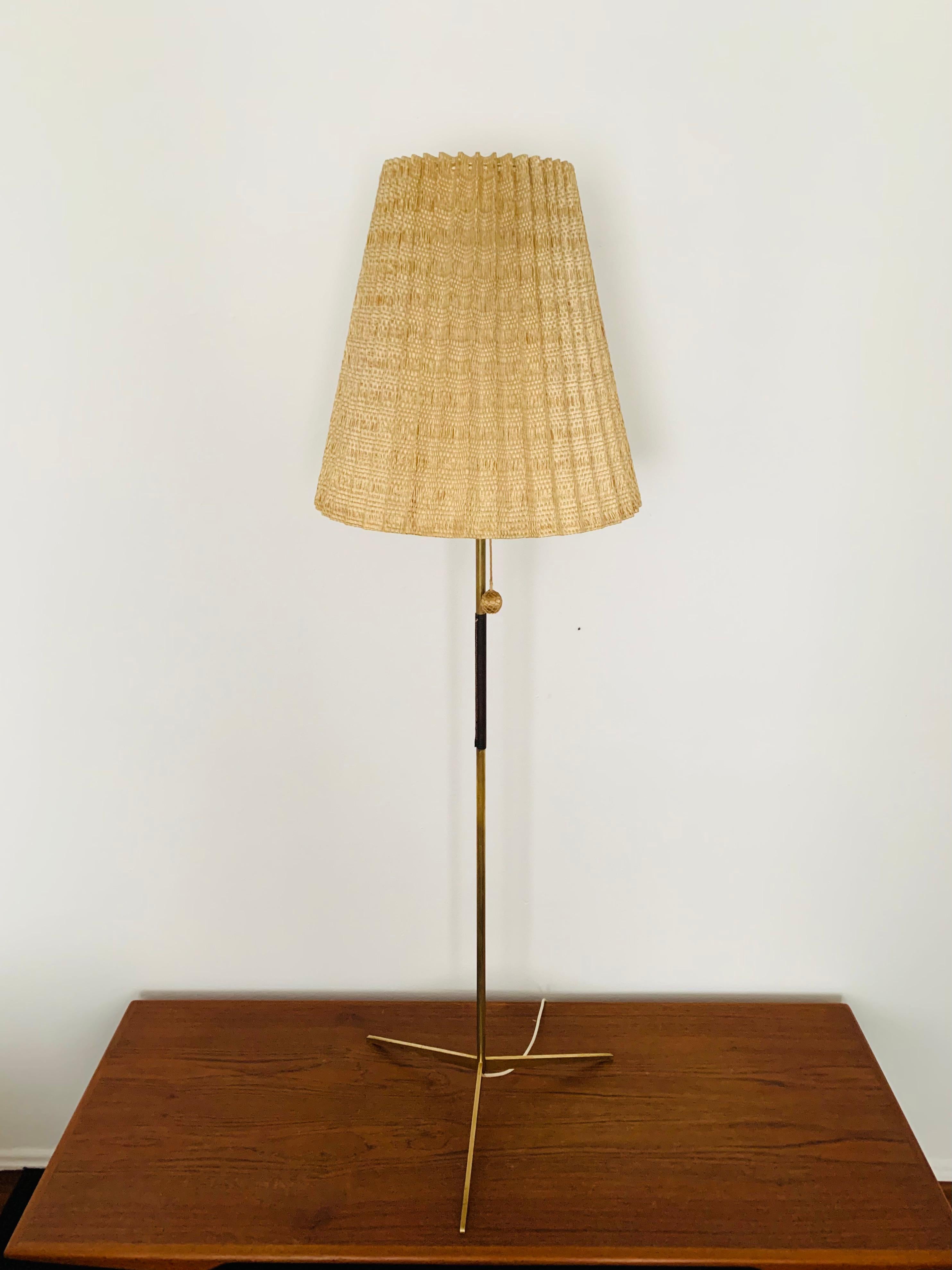 German Brass Floor Lamp For Sale