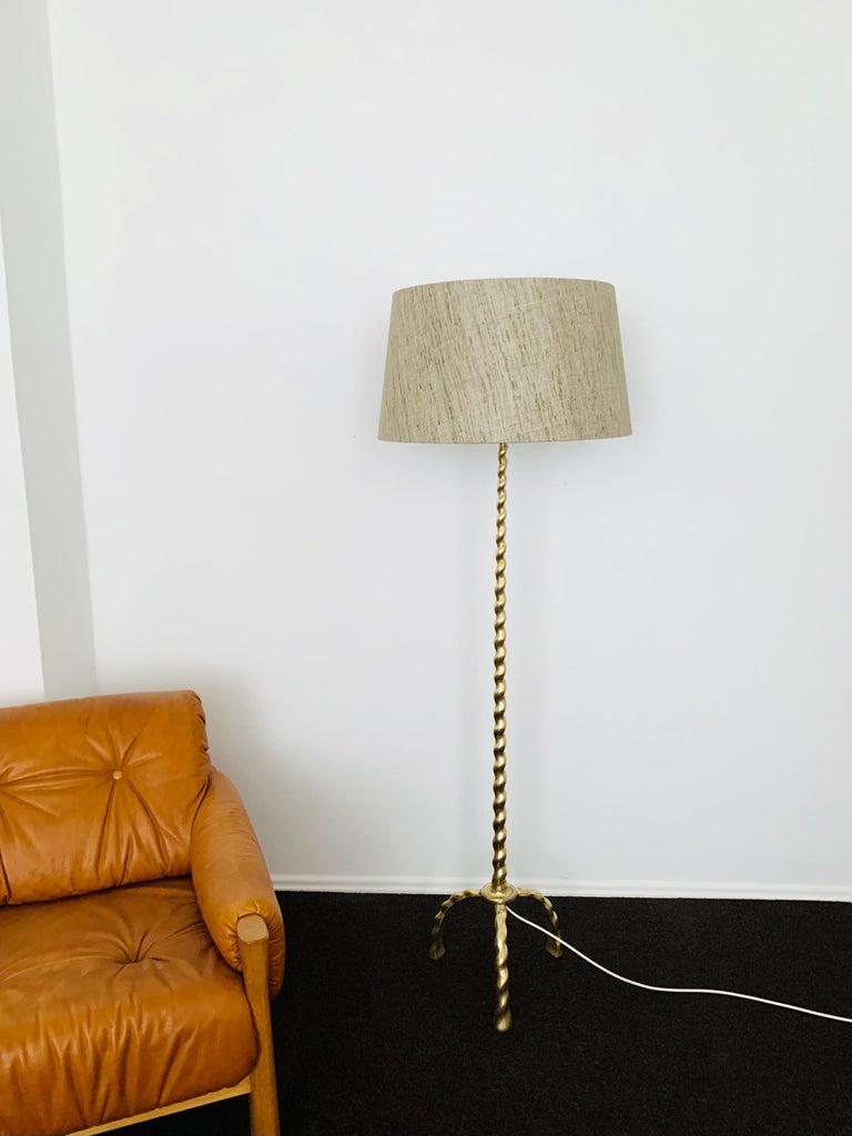 Brass Floor Lamp For Sale at 1stDibs