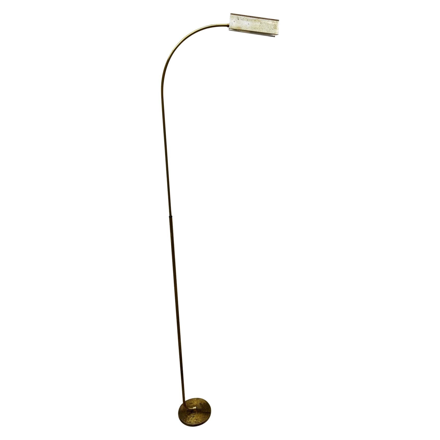  Italian Brass Floor Lamp