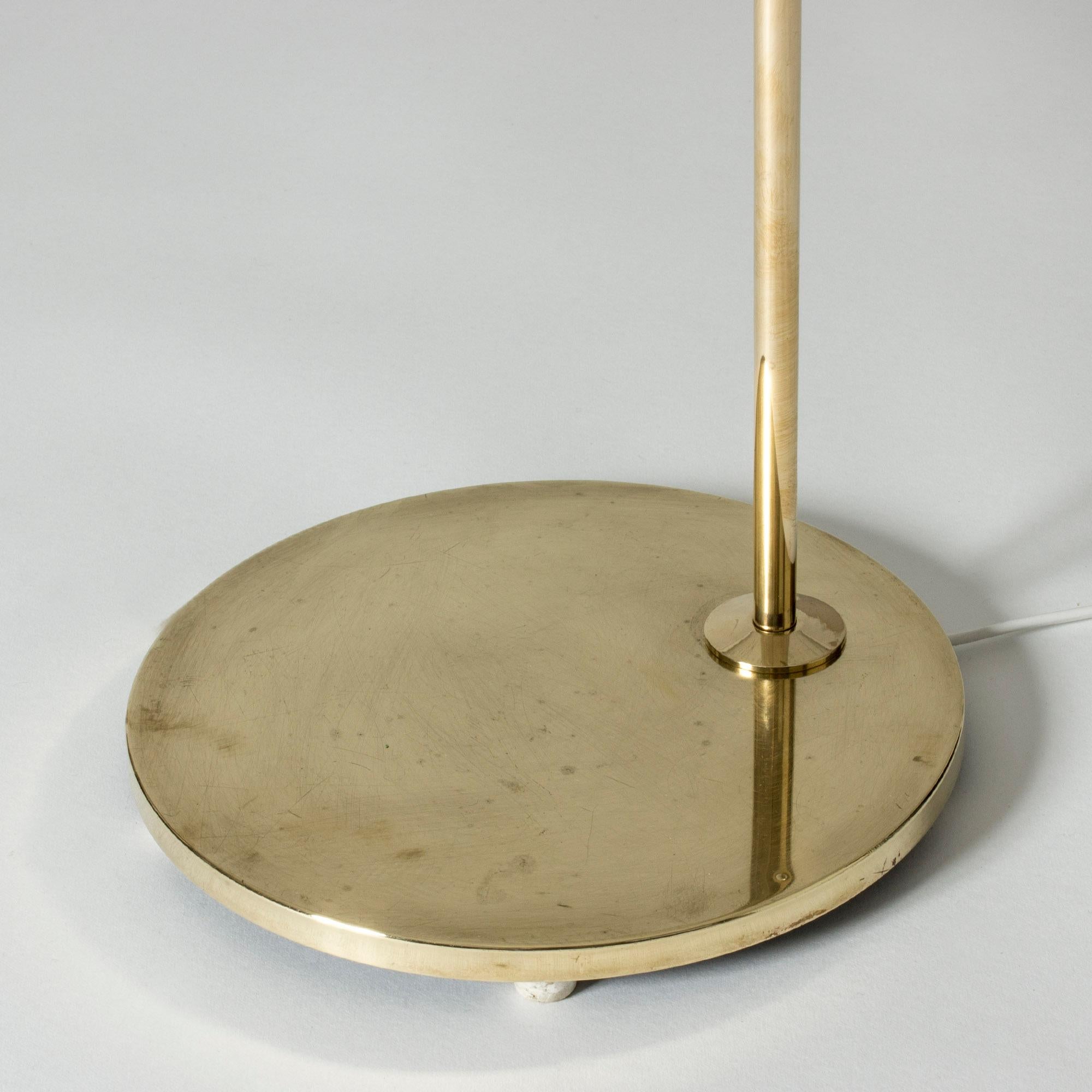 Mid-20th Century Brass Floor Lamp from Bergboms