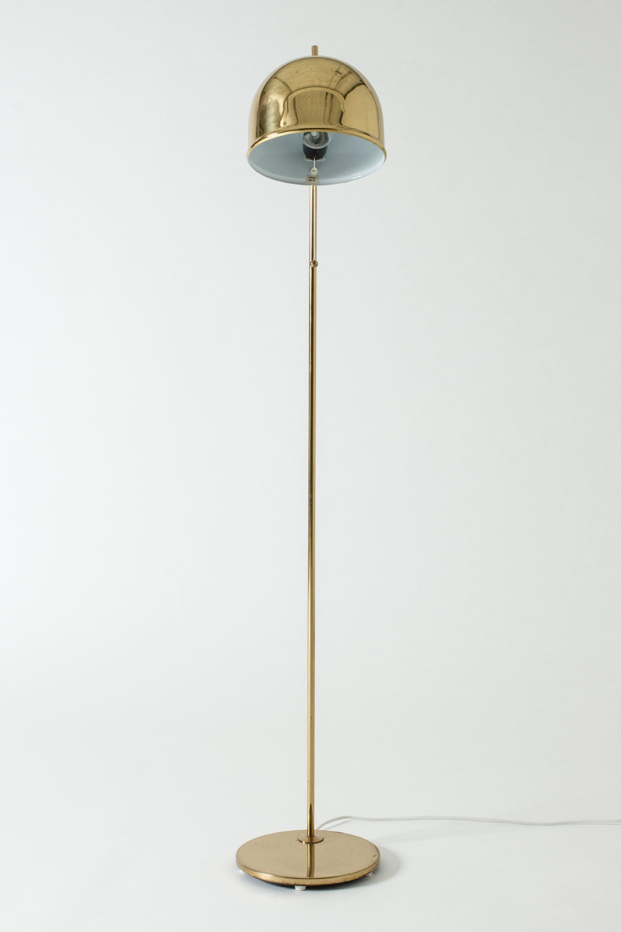 Swedish Brass Floor Lamp from Bergboms, Sweden, 1960s