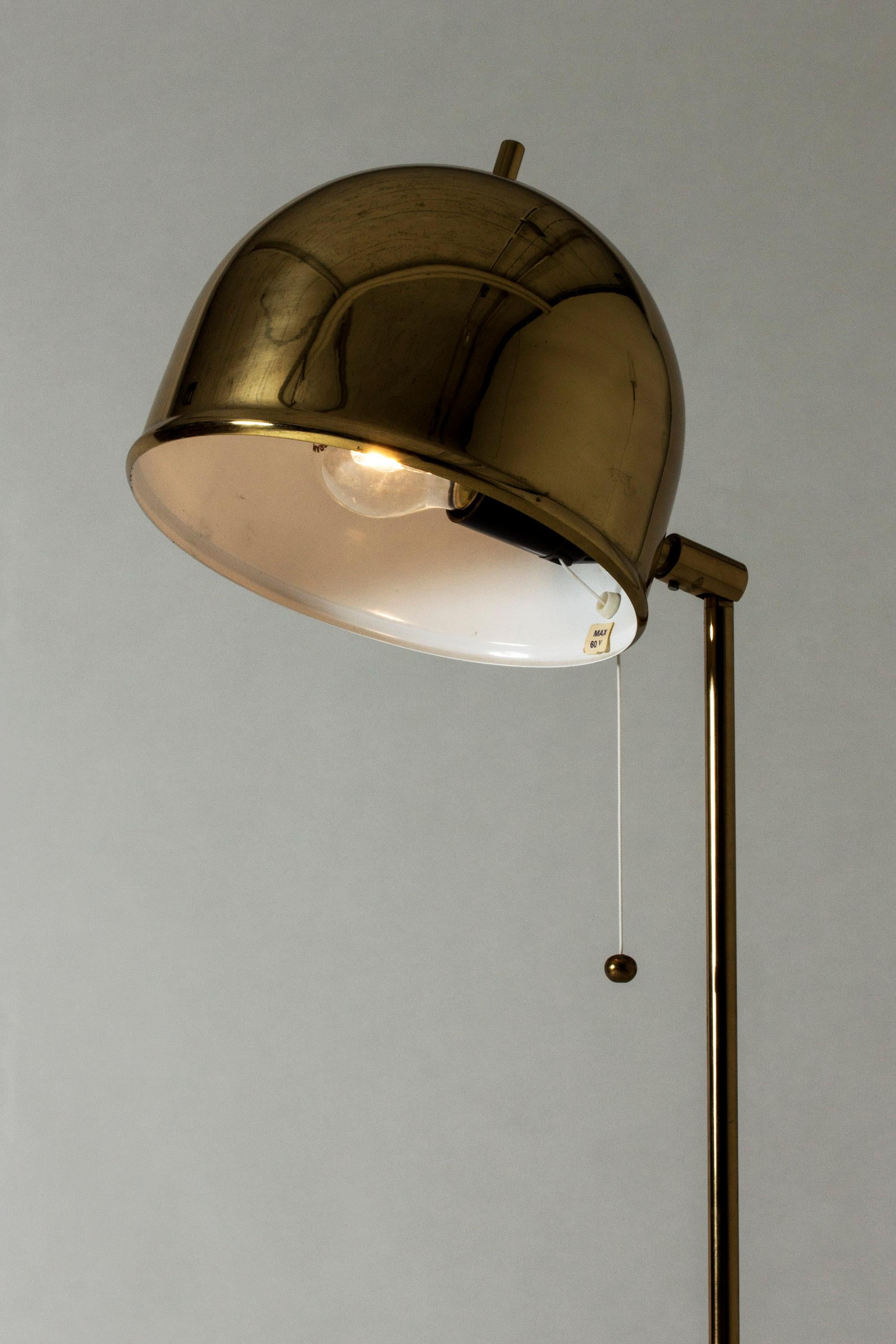 Mid-20th Century Brass Floor Lamp from Bergboms, Sweden, 1960s