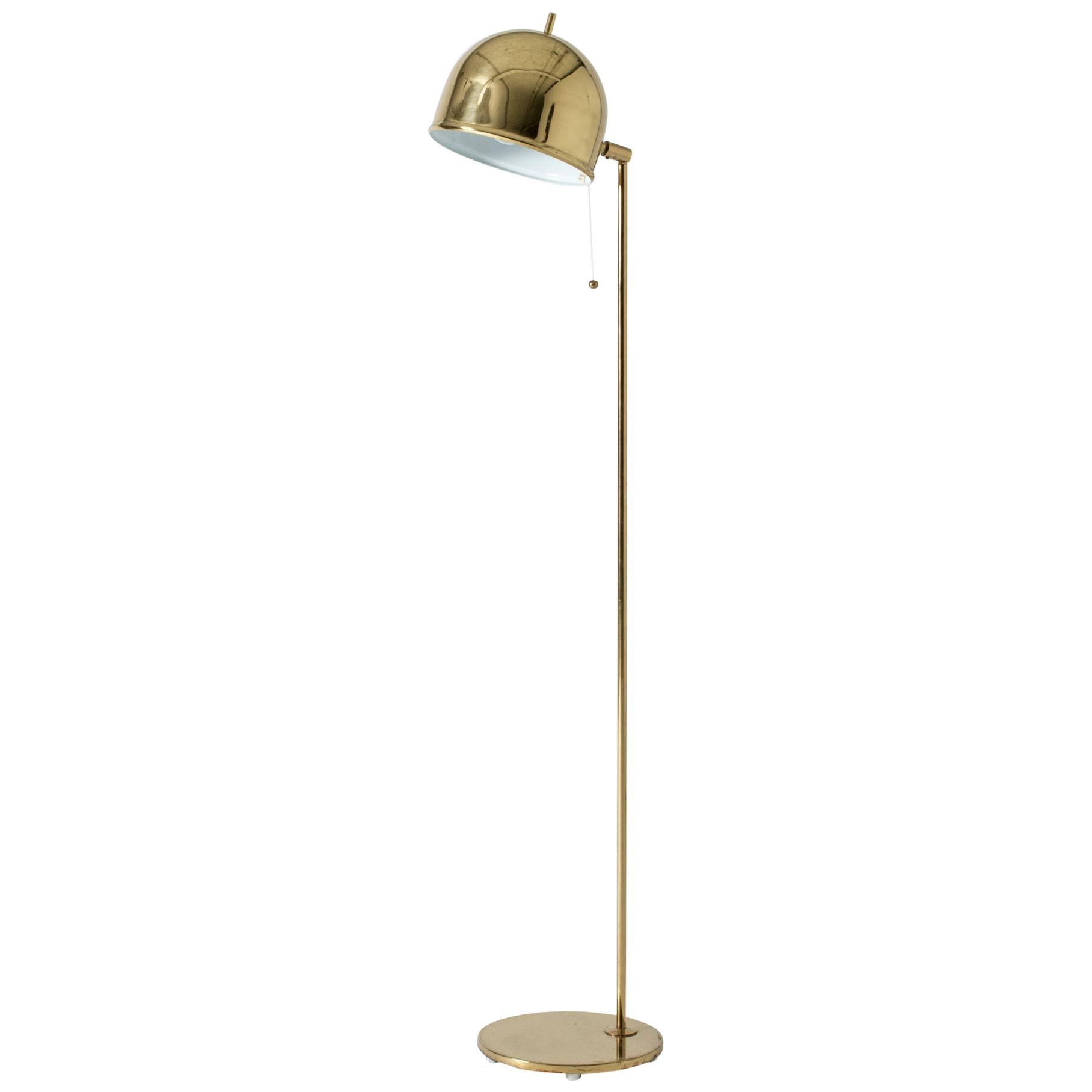 Brass Floor Lamp from Bergboms, Sweden, 1960s