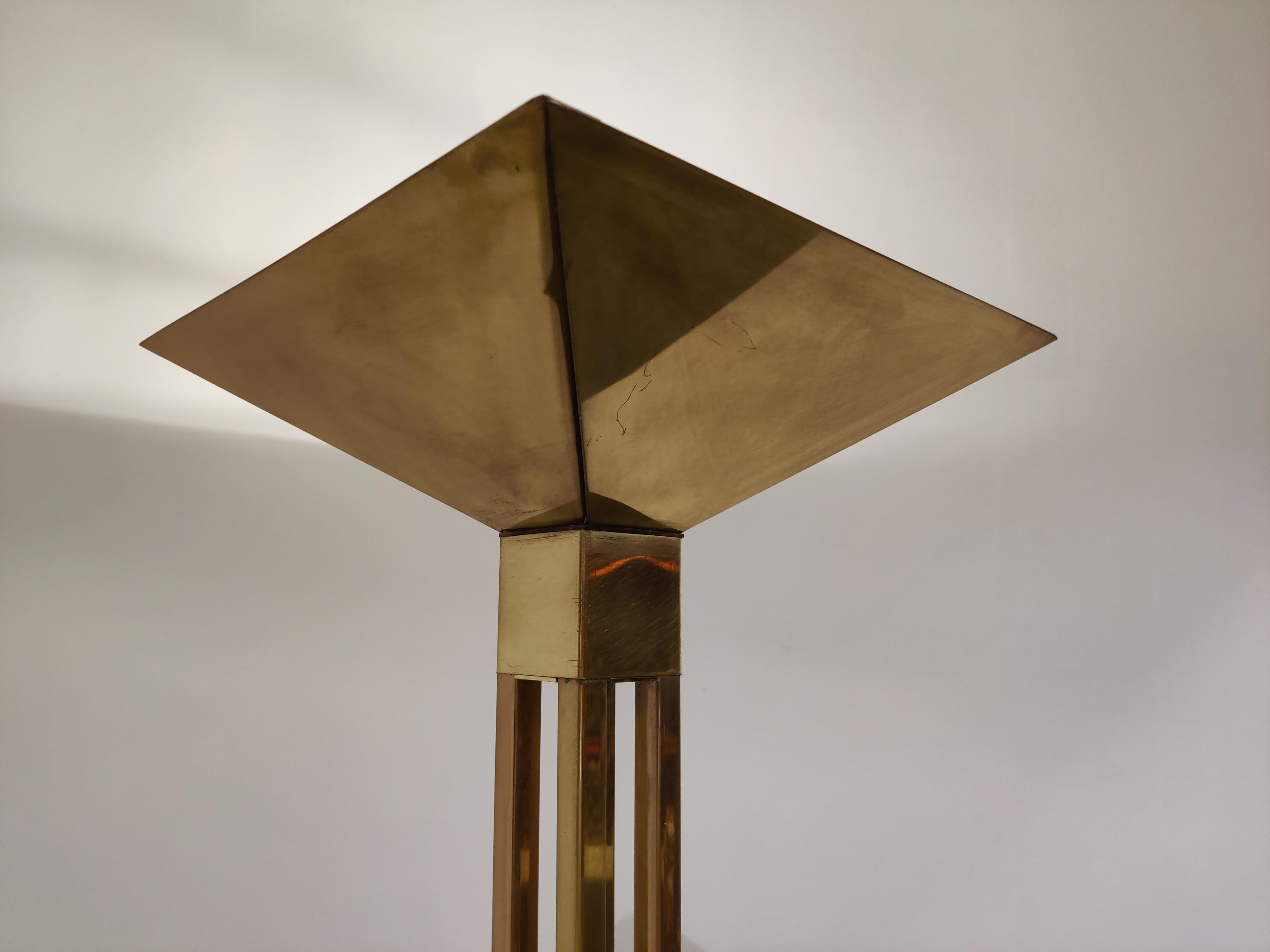 Lampadaire Deknudt dans le style de Willy Rizzo, 1970 Bon état à Leuven, Vlaams Gewest