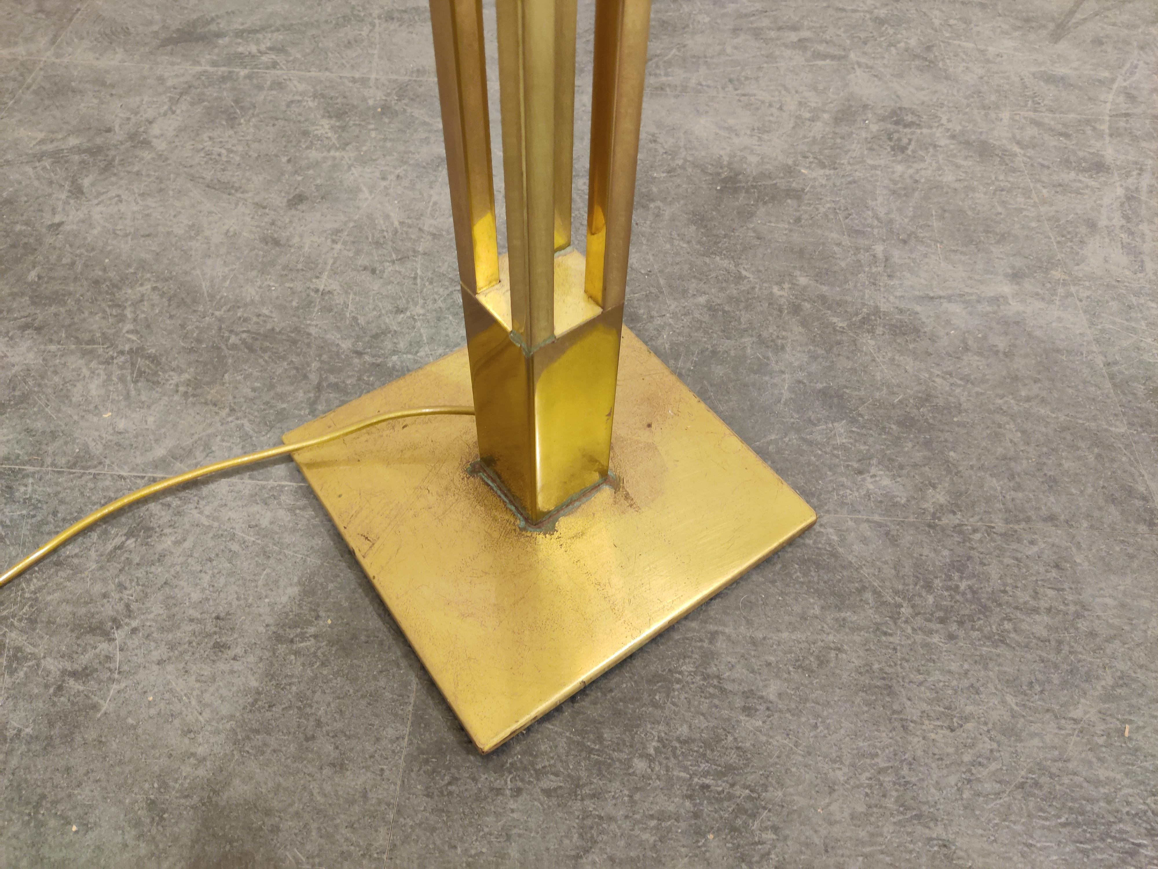 Fin du 20e siècle Lampadaire Deknudt dans le style de Willy Rizzo, 1970