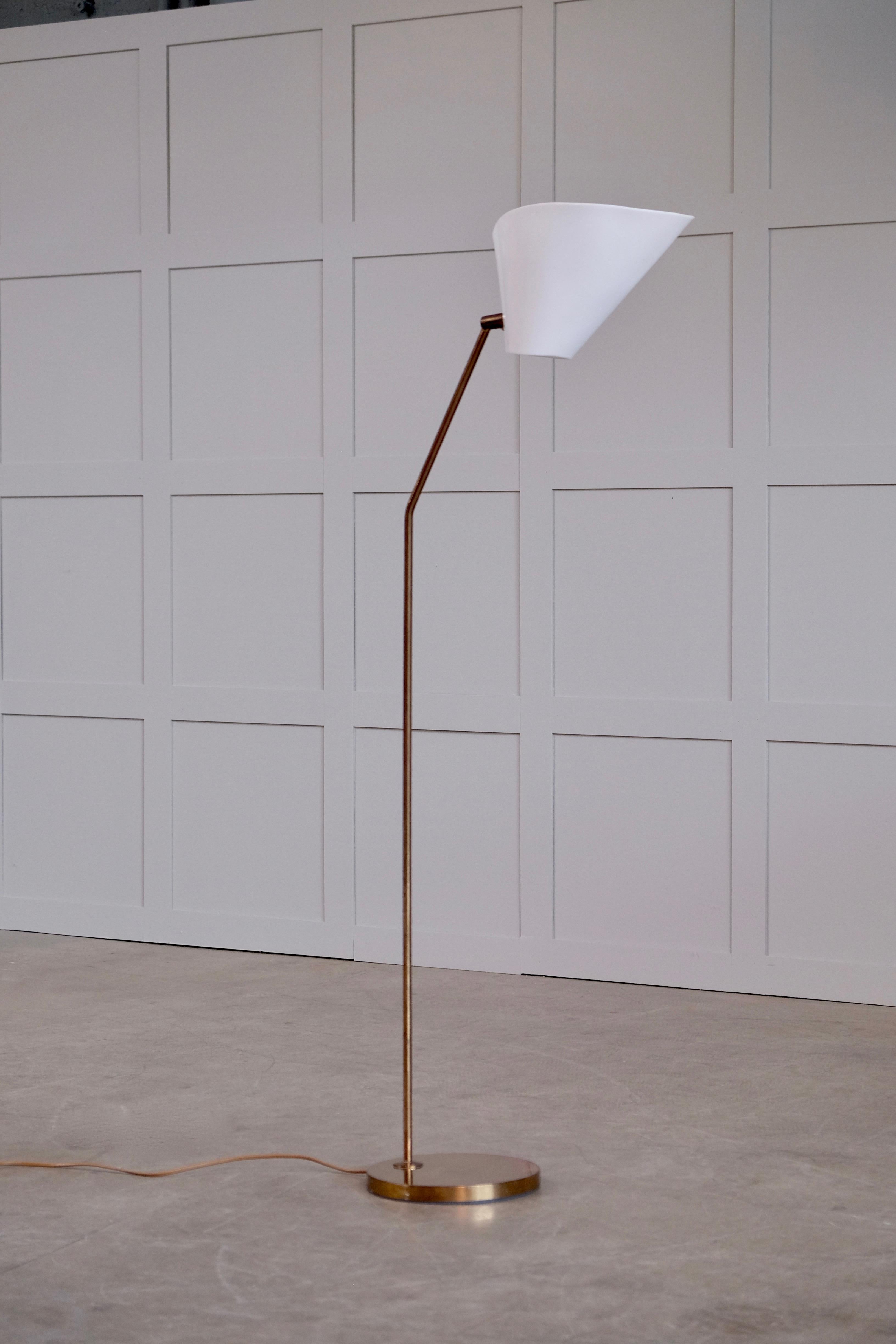 Brass Floor Lamp G-191 by Bergboms, 1960s 1
