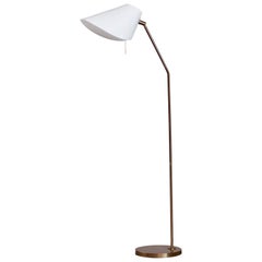 Brass Floor Lamp G-191 by Bergboms, 1960s