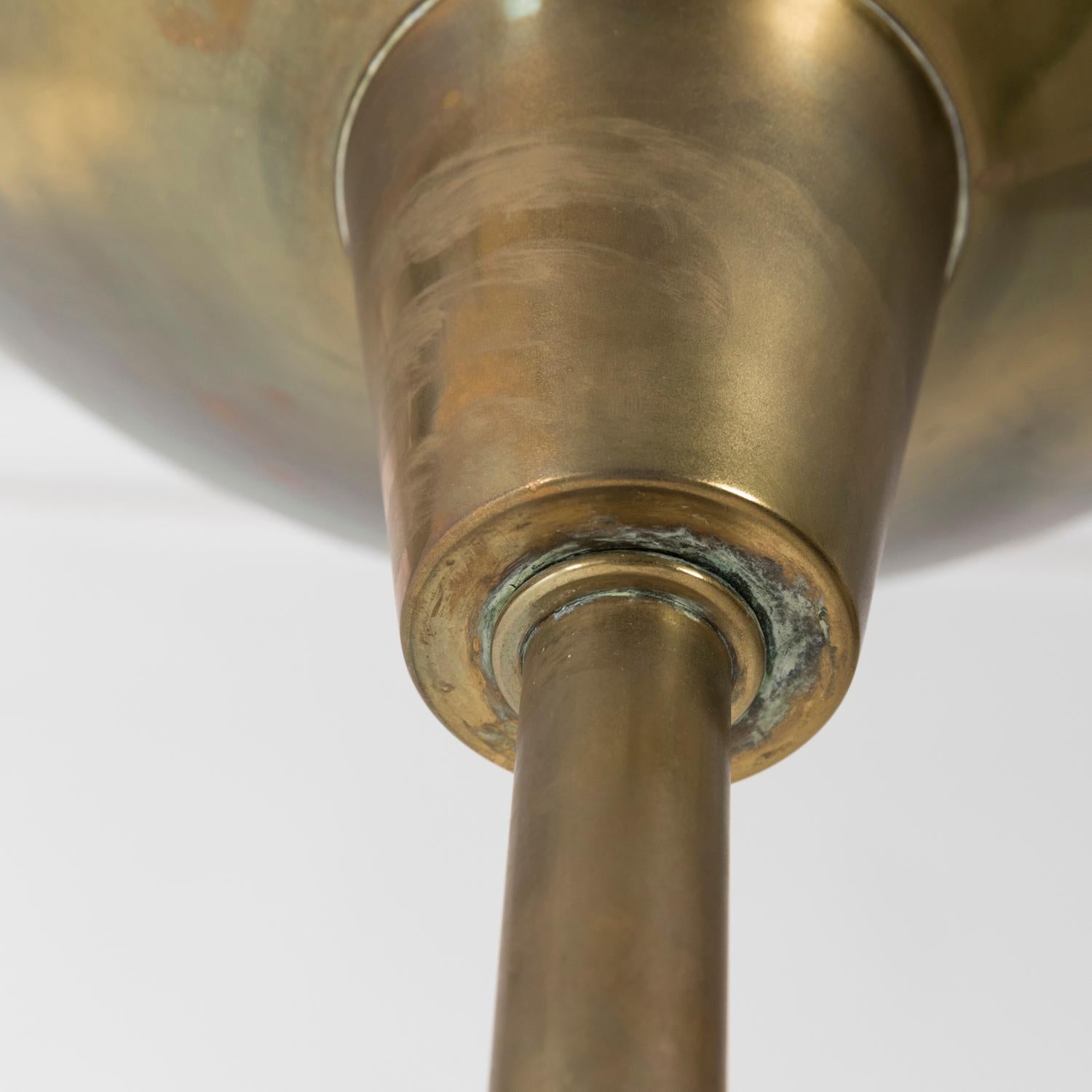 Brass Floor Lamp in the Manner of Luigi Caccia Dominioni, 1940s For Sale 1