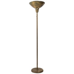 Brass Floor Lamp in the Manner of Luigi Caccia Dominioni, 1940s