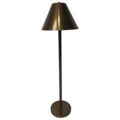 Brass Floor Lamp in the Style of Chapman