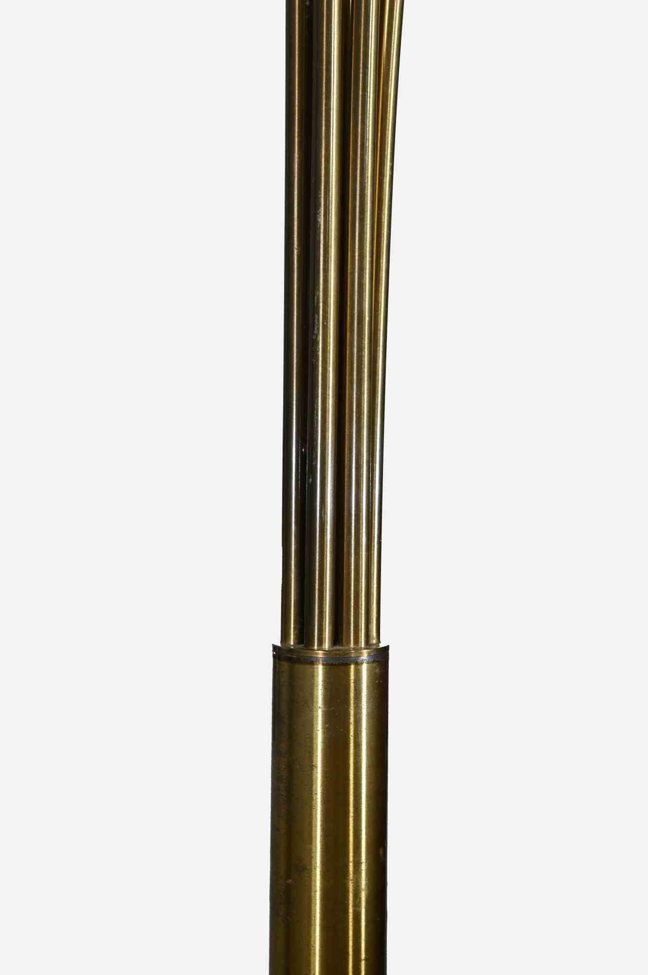 Brass Floor Lamp, Italian Production, Mid of 20th Century 3