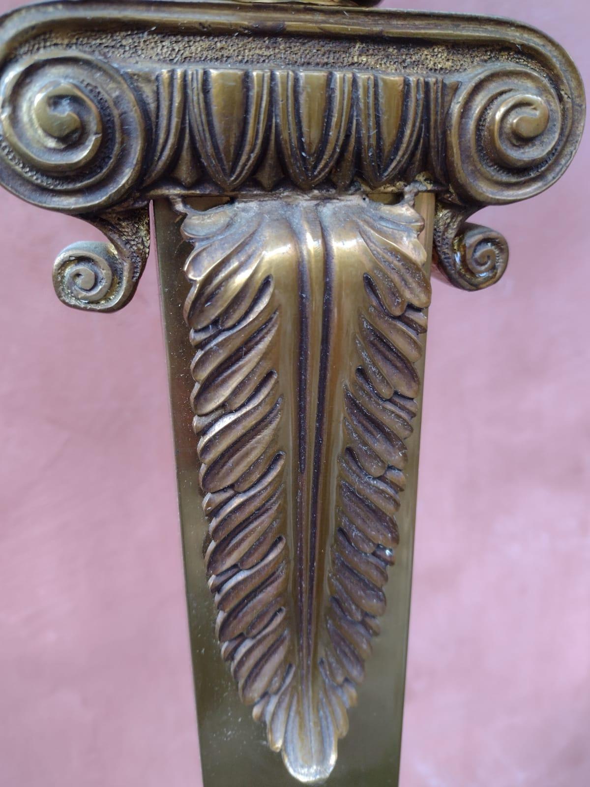 Brass Floor Lamp, Italy, 1930s For Sale 2