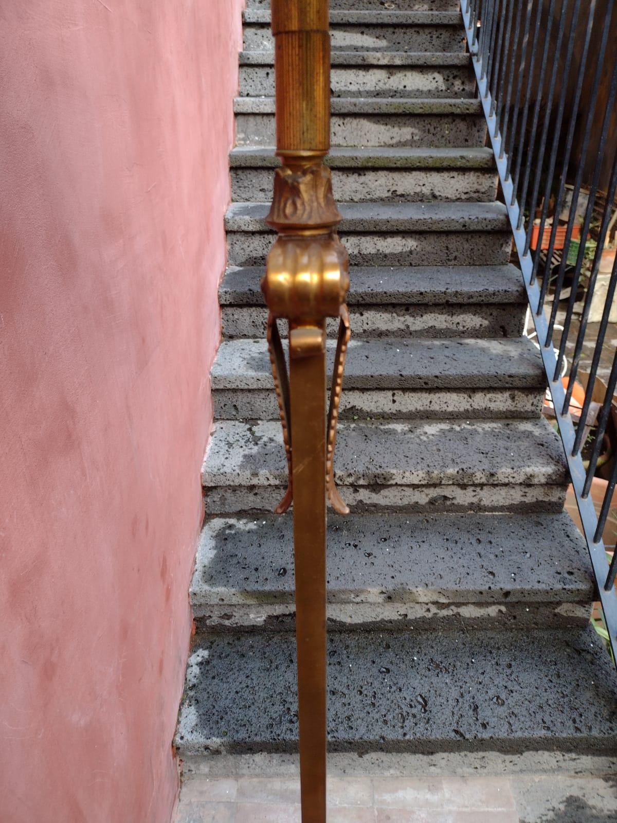 Brass Floor Lamp, Italy, 1930s For Sale 6