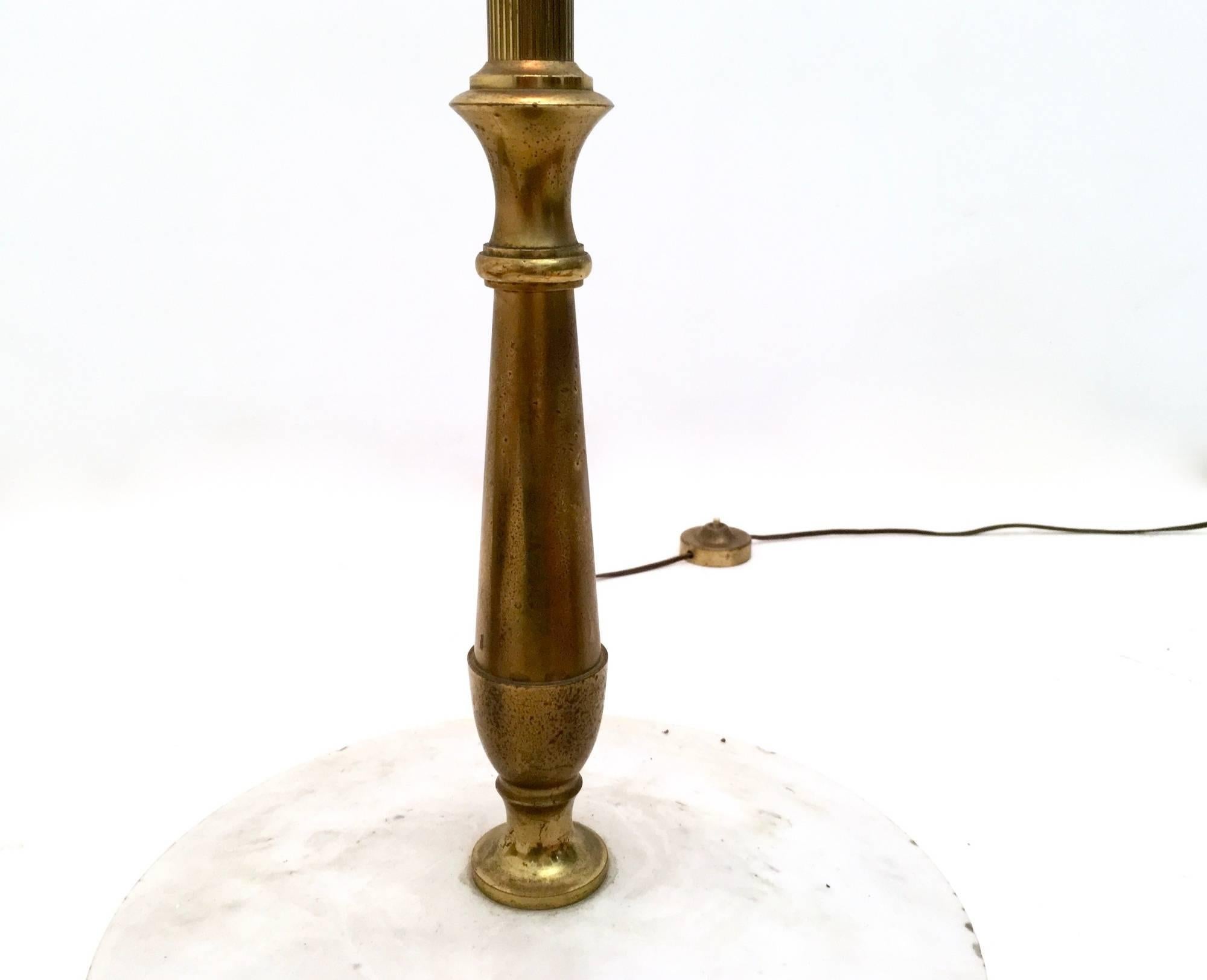 Brass Floor Lamp Mod. 12477 by Angelo Lelli Produced by Arredoluce, Italy 5