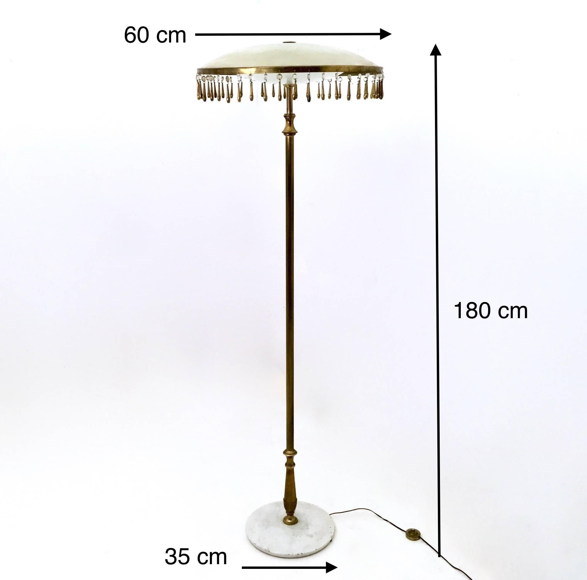 Brass Floor Lamp Mod. 12477 by Angelo Lelli Produced by Arredoluce, Italy 8