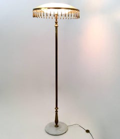 Brass Floor Lamp Mod. 12477 by Angelo Lelli Produced by Arredoluce, Italy