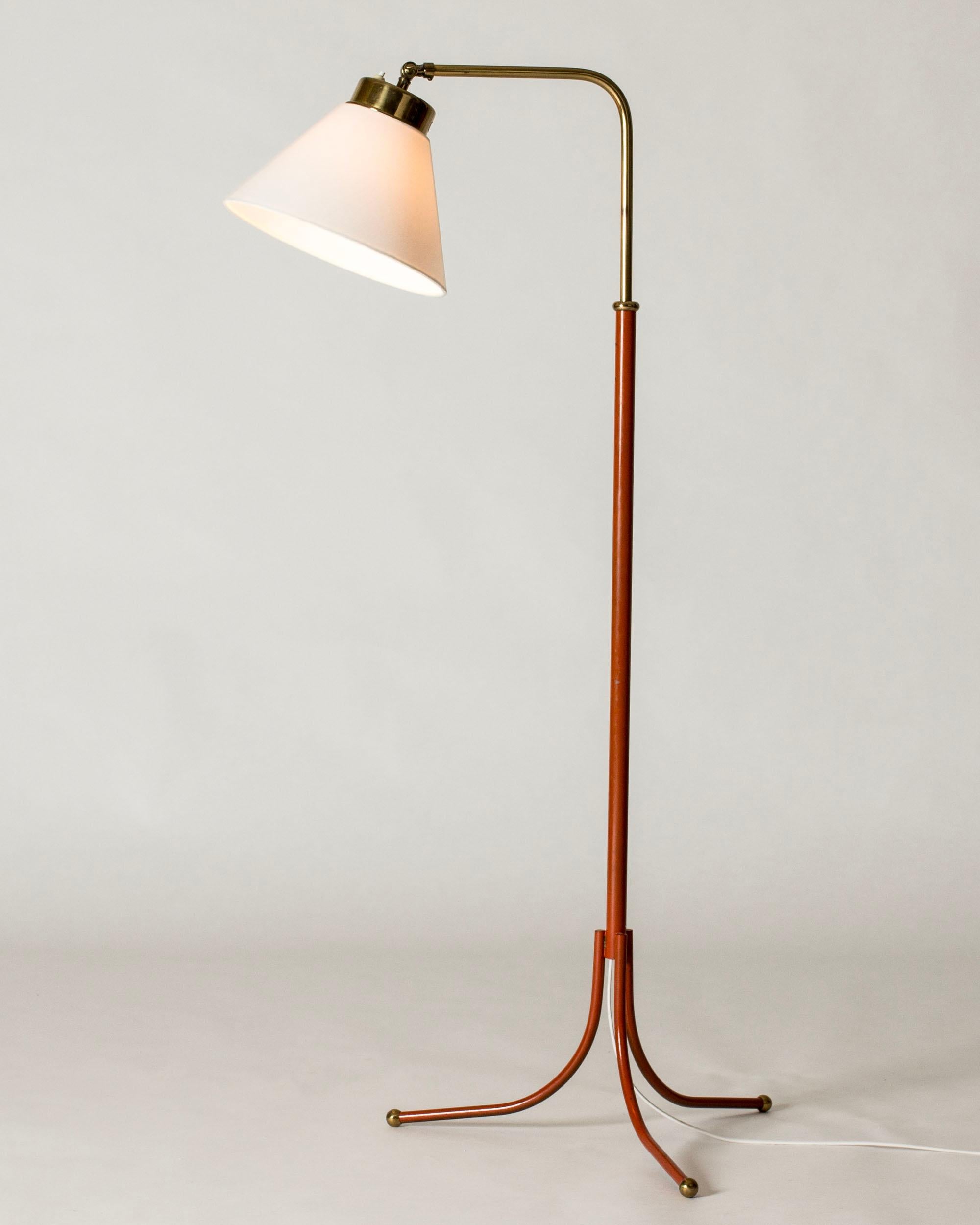 Suédois Lampadaire en laiton modèle #1842 par Josef Frank pour Svenskt Tenn, Suède, années 1950 en vente
