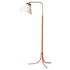 Brass Floor Lamp model #1842 by Josef Frank for Svenskt Tenn, Sweden, 1950s