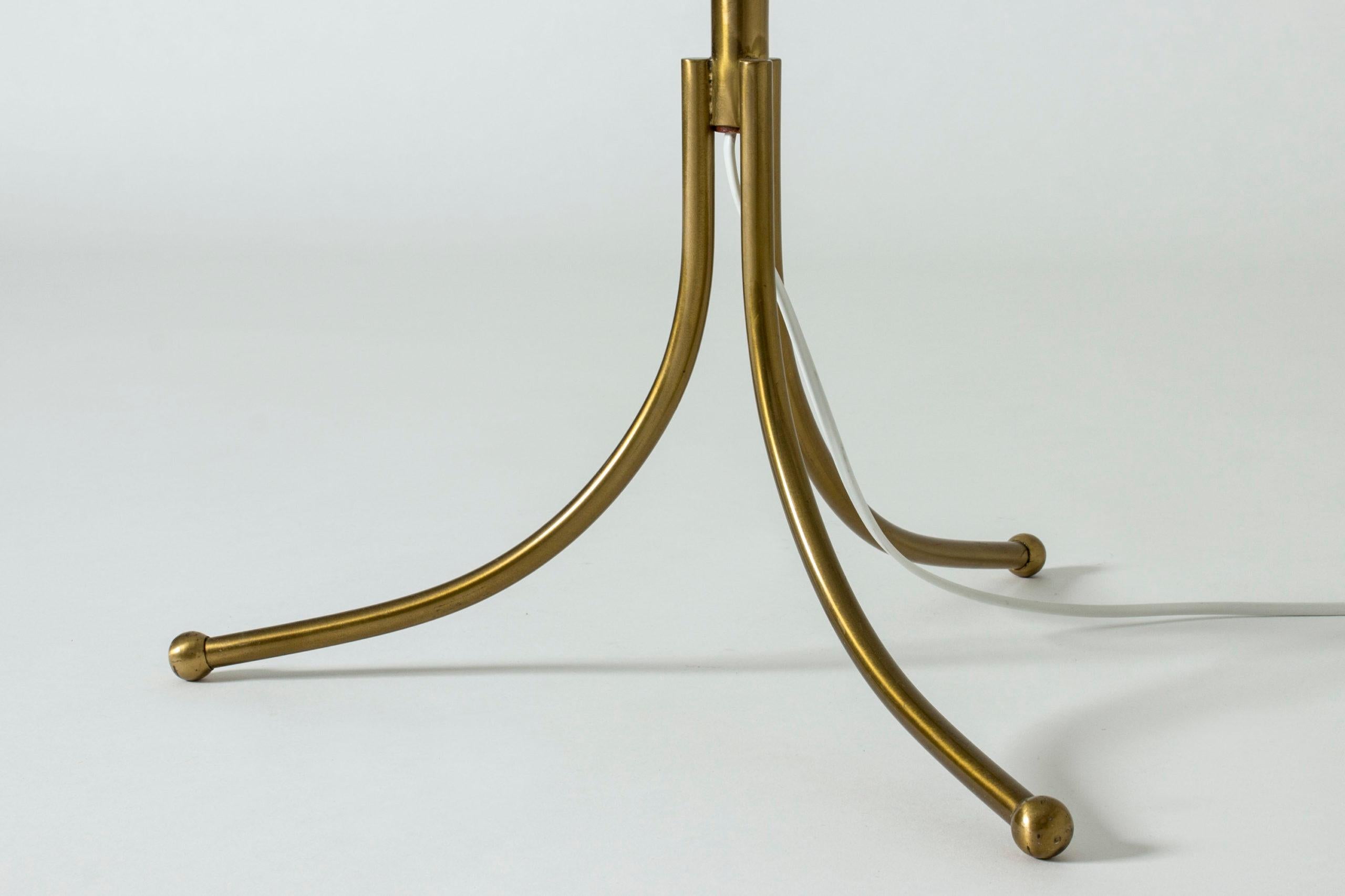 Mid-20th Century Brass Floor Lamp model #G1842 by Josef Frank for Svenskt Tenn, Sweden, 1950s