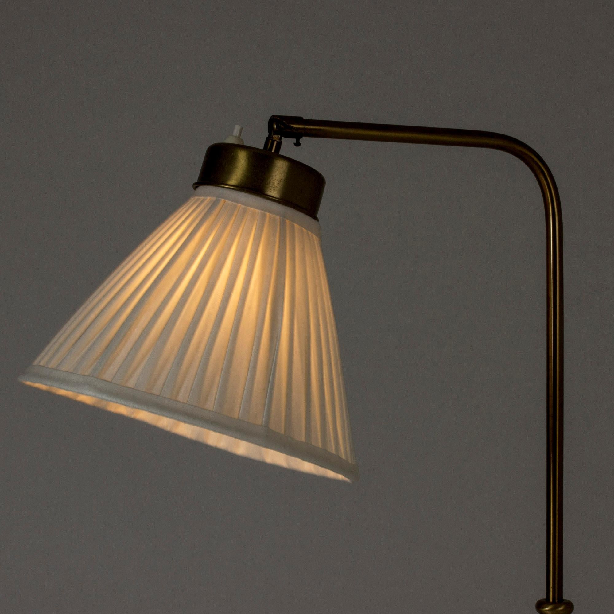 Brass Floor Lamp model #G1842 by Josef Frank for Svenskt Tenn, Sweden, 1950s 3
