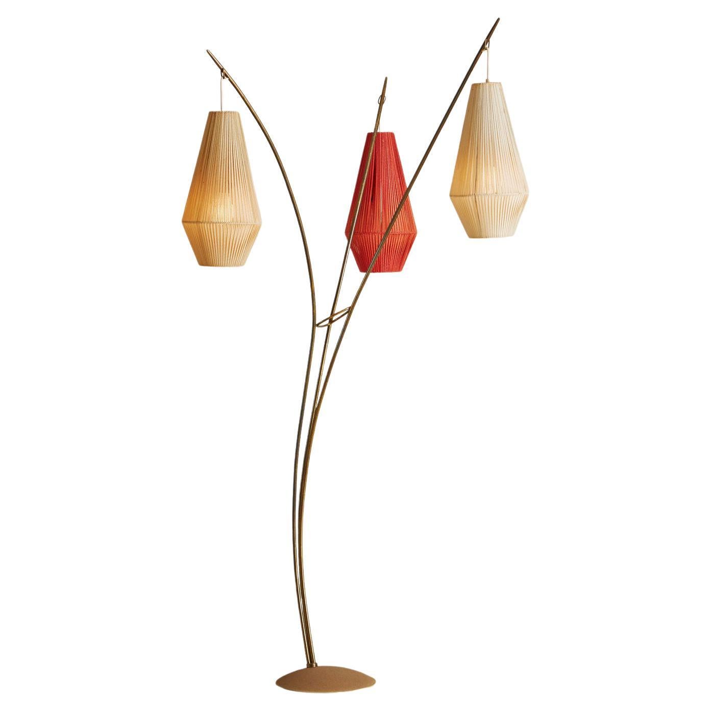 Oversized Woven Rattan Hanging Lamp Shade at 1stDibs