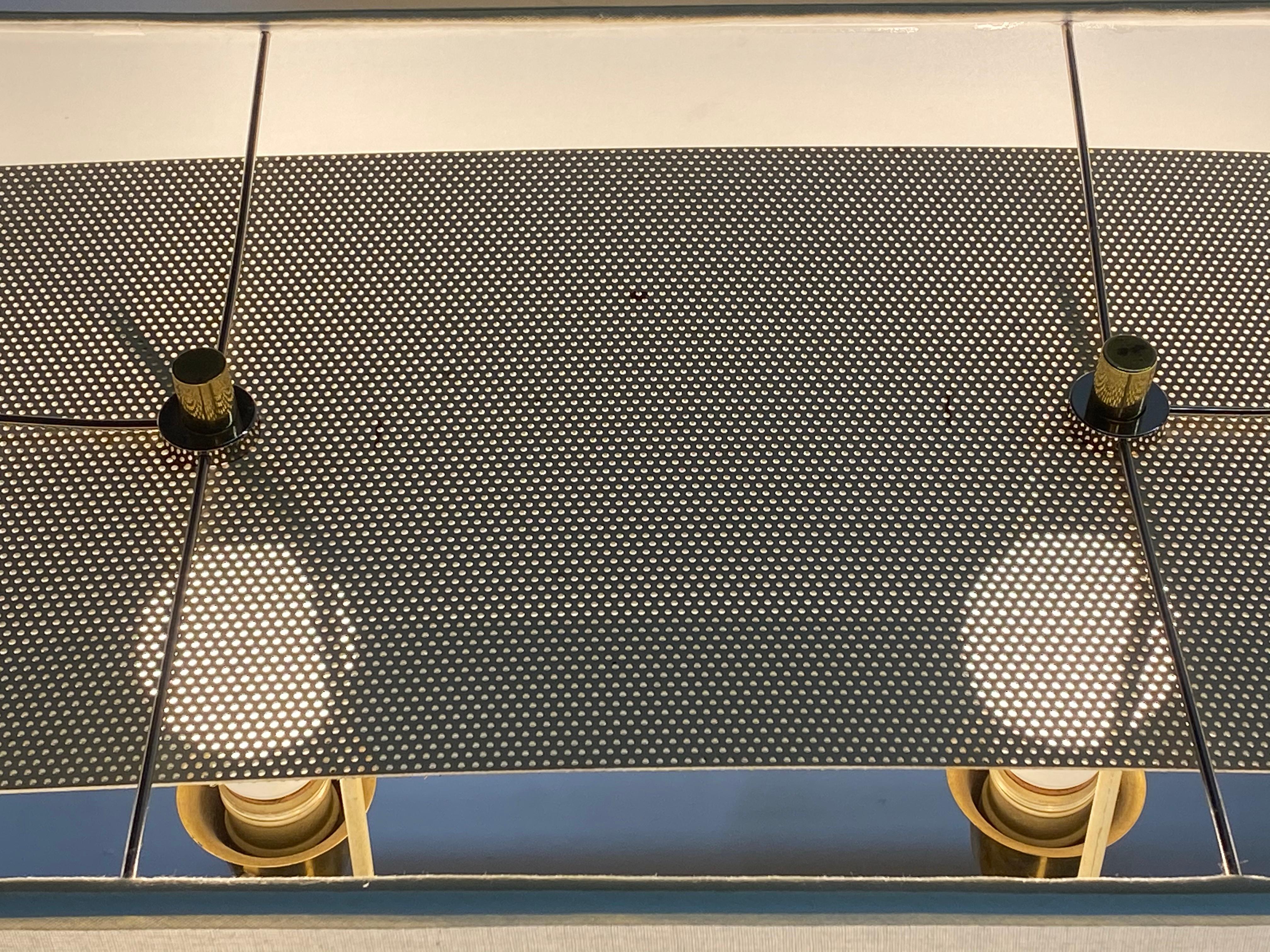 Brass Floor Lamp With Tray attributed to Stiffel 9