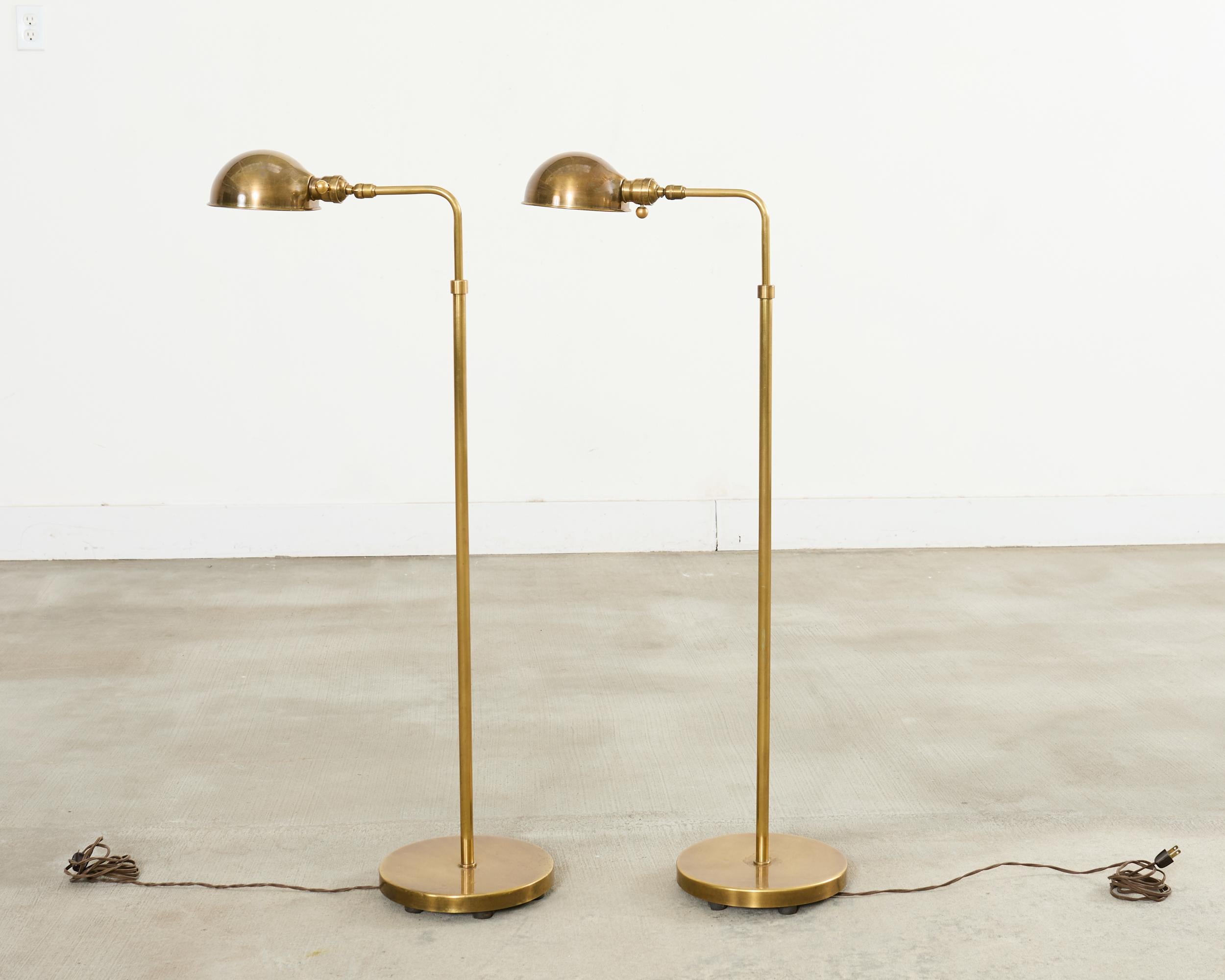 20th Century Brass Floor Lamps For Sale