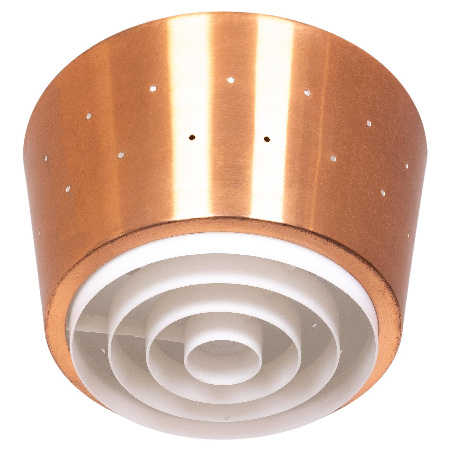 Mid-Century moderno Ottone  Nebbia e Mórup  lampada a sospensione  1960 Danimarca in vendita