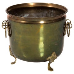 Brass Footed Planter