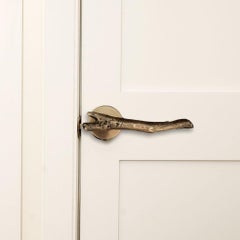 Maniglia a leva organica ispirata alle forme naturali 16 cm x ø 2 cm