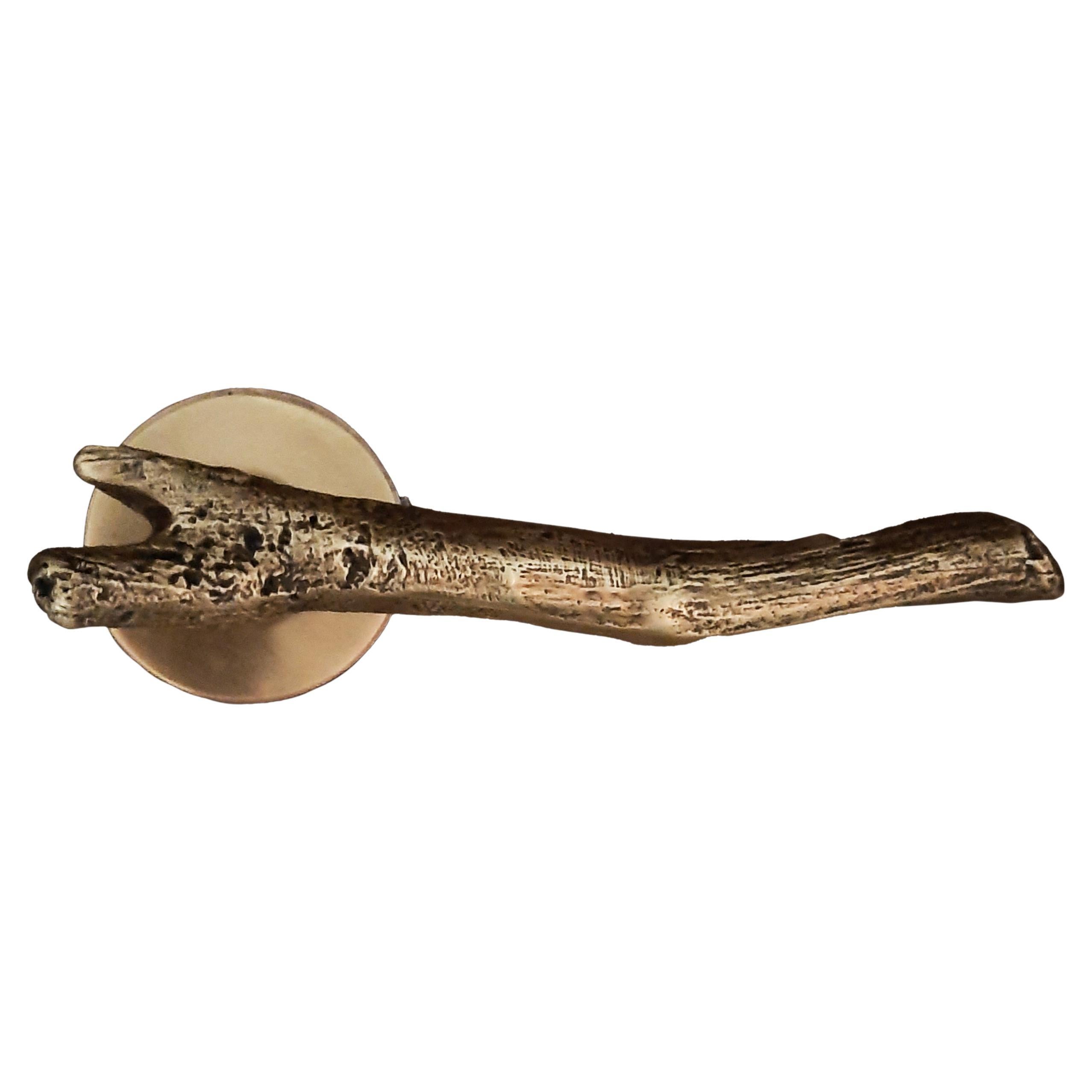 Brass Foundry lever handle Earth Print Inspiration For Sale