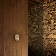 Organic door handle knob inspired by natural textures