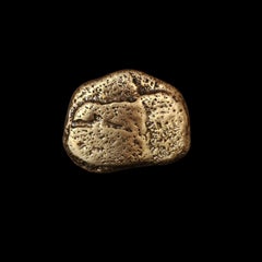 Organic cast brass door handle