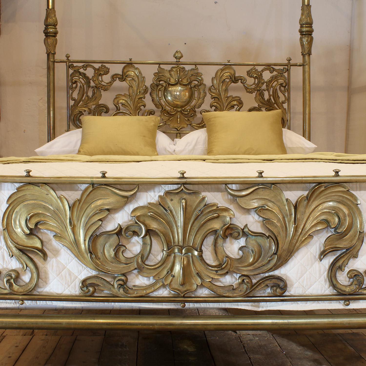 British Brass Four Poster Bed c.1831-1836 by R W Winfield for Prince of Ottoman Empire For Sale