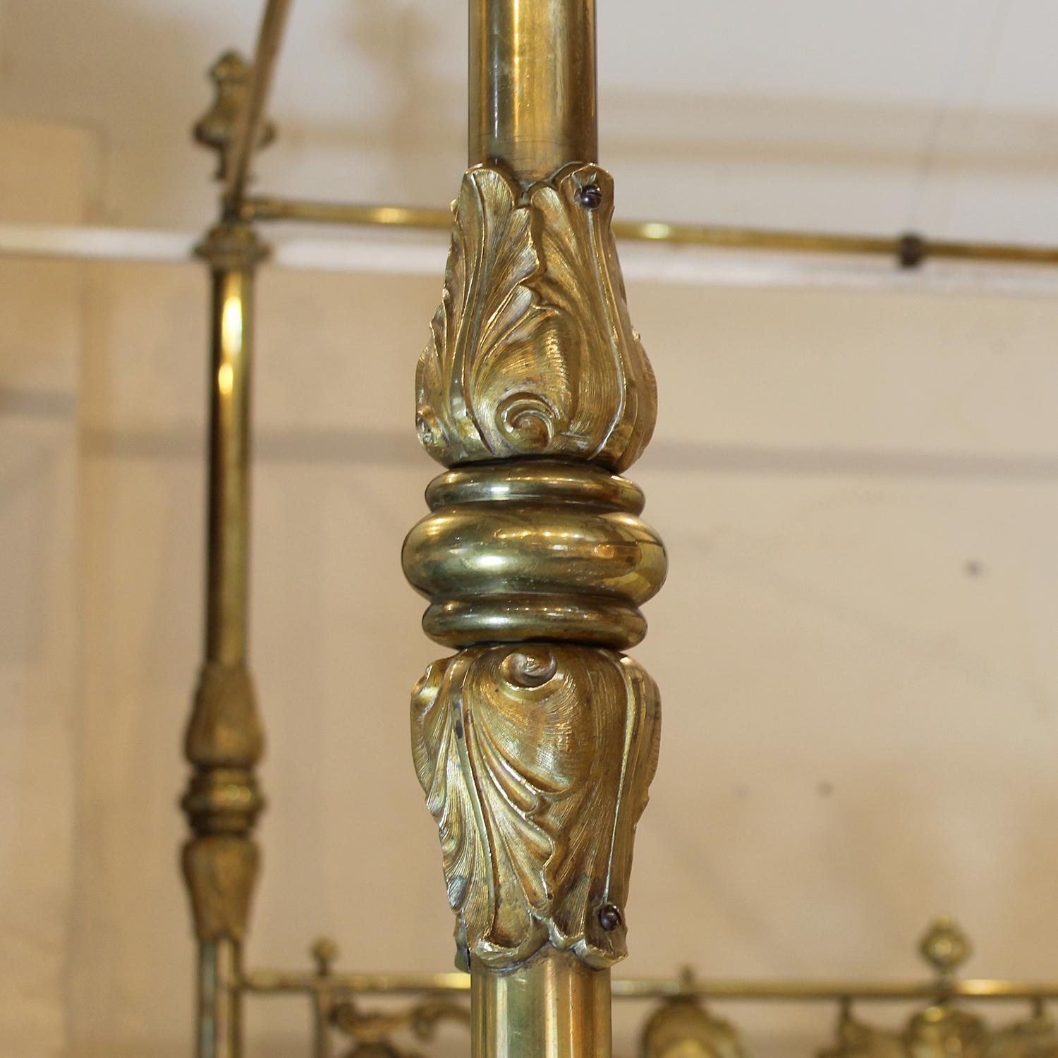 Brass Four Poster Bed c.1831-1836 by R W Winfield for Prince of Ottoman Empire For Sale 6