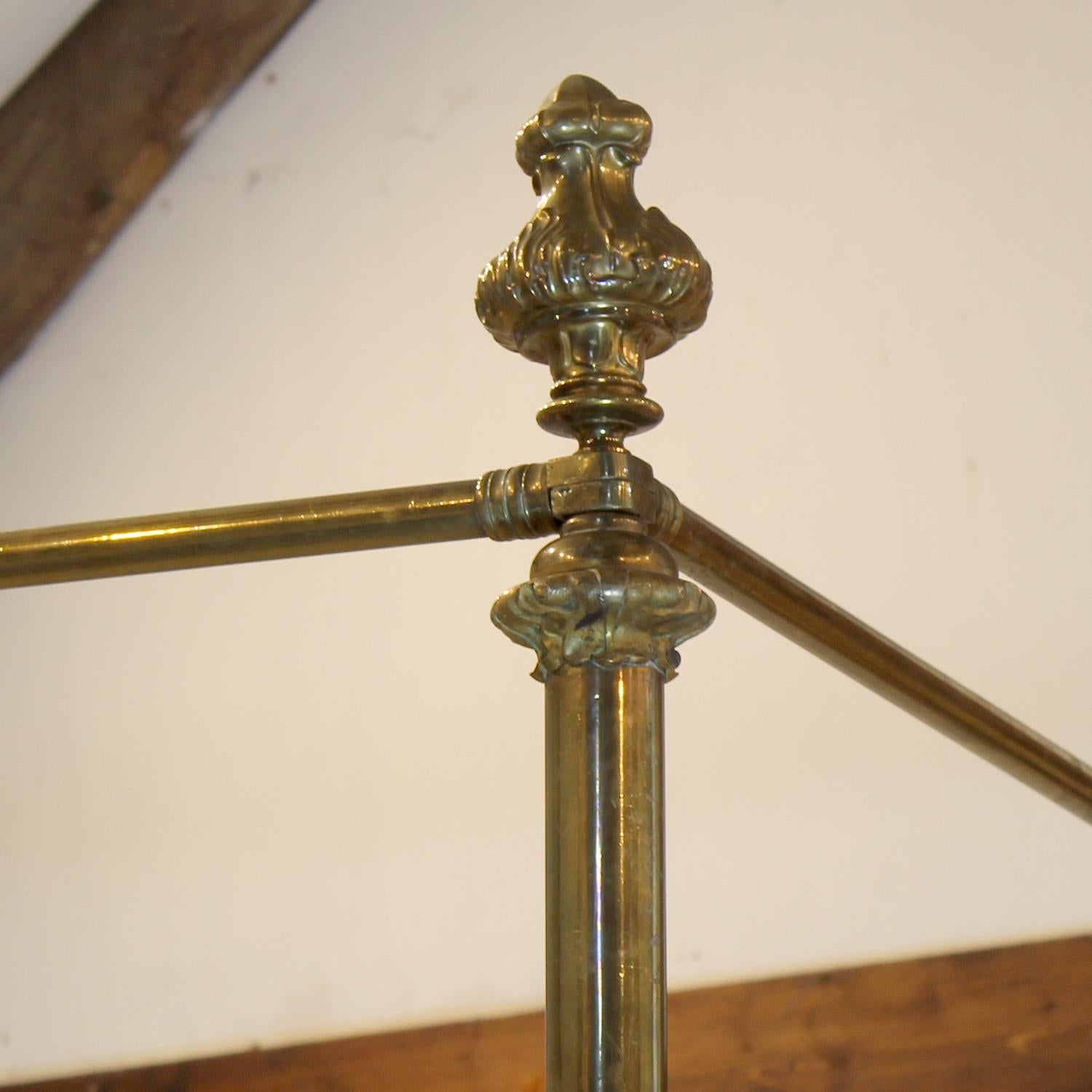 Brass Four Poster Bed c.1831-1836 by R W Winfield for Prince of Ottoman Empire For Sale 7