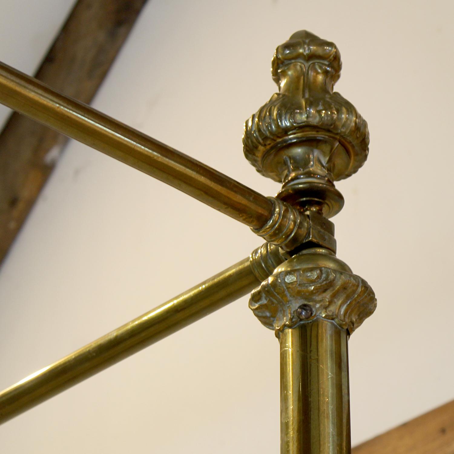 Brass Four Poster Bed c.1831-1836 by R W Winfield for Prince of Ottoman Empire For Sale 8