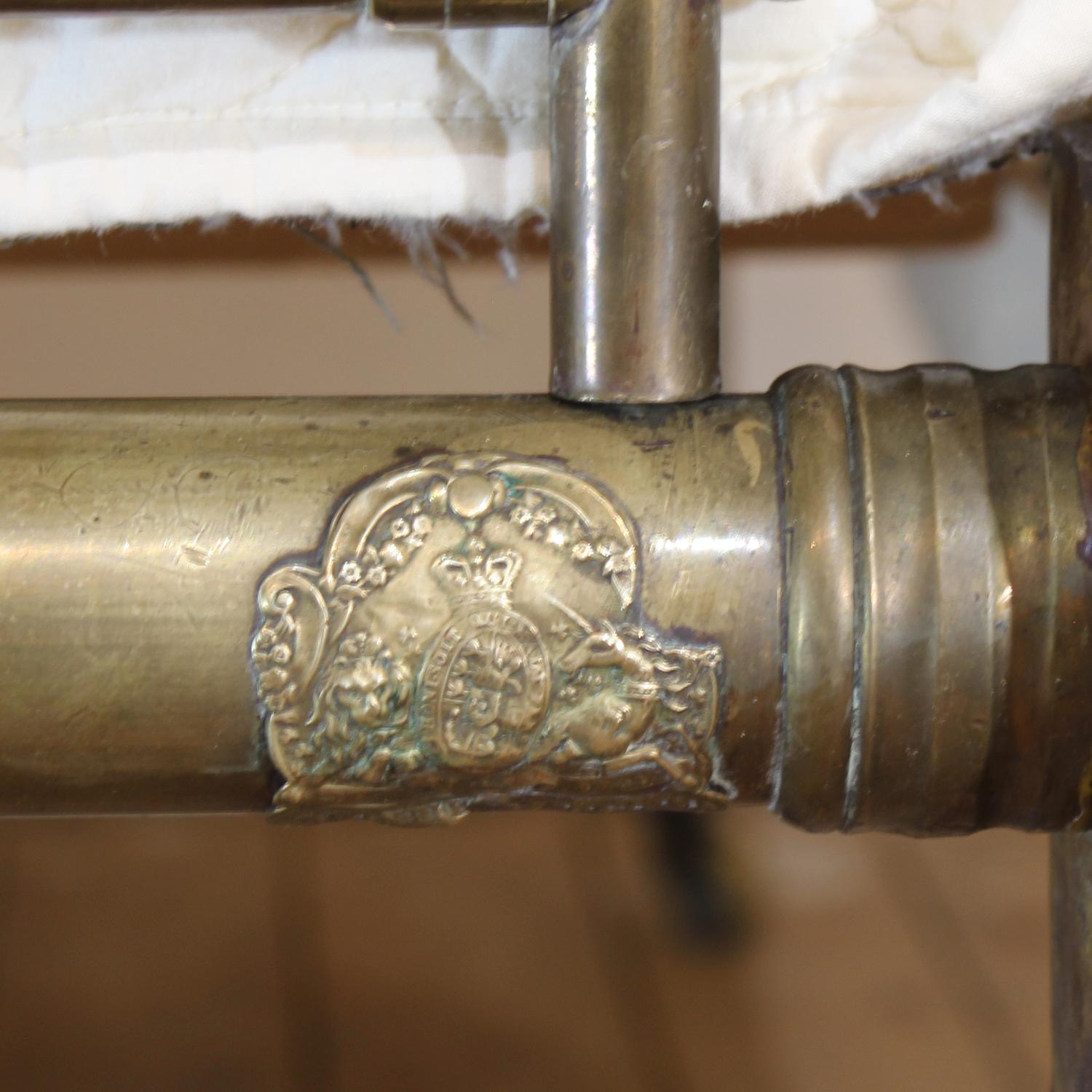 Brass Four Poster Bed c.1831-1836 by R W Winfield for Prince of Ottoman Empire For Sale 1