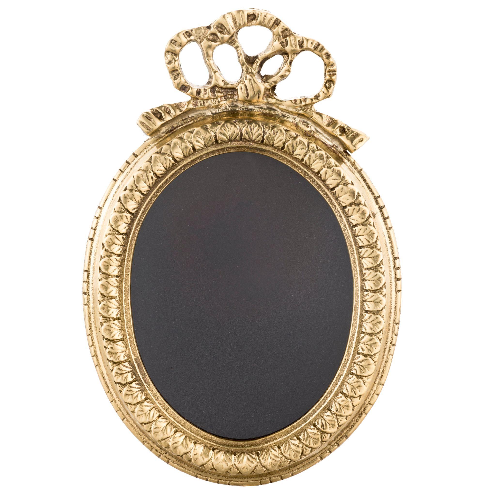 Contemporary Sissi brass frame with big ribbon For Sale