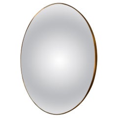 Brass-Framed Convex Mirror, Diameter 120 cm