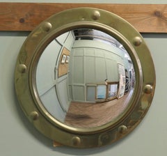 Brass Framed Convex Wall Mirror   This is an attractive Mirror