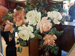 Brass Framed Mirrored Fire Screen