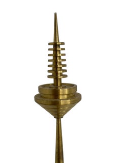 Brass Frankfurt / Main TV Television Tower Scale Design Model, 1980s, German