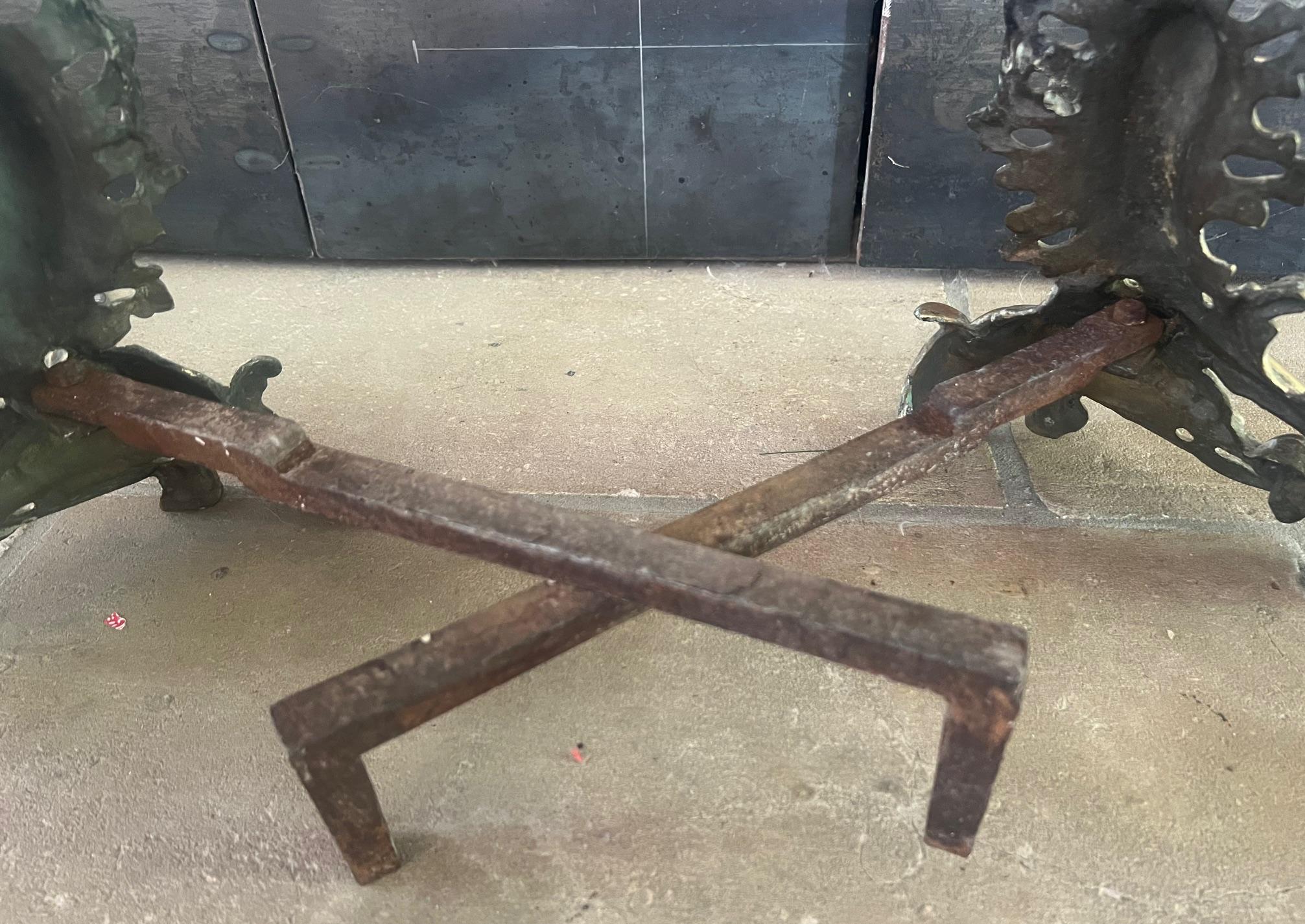 Brass French Andirons-1890's, Set of 2 For Sale 1