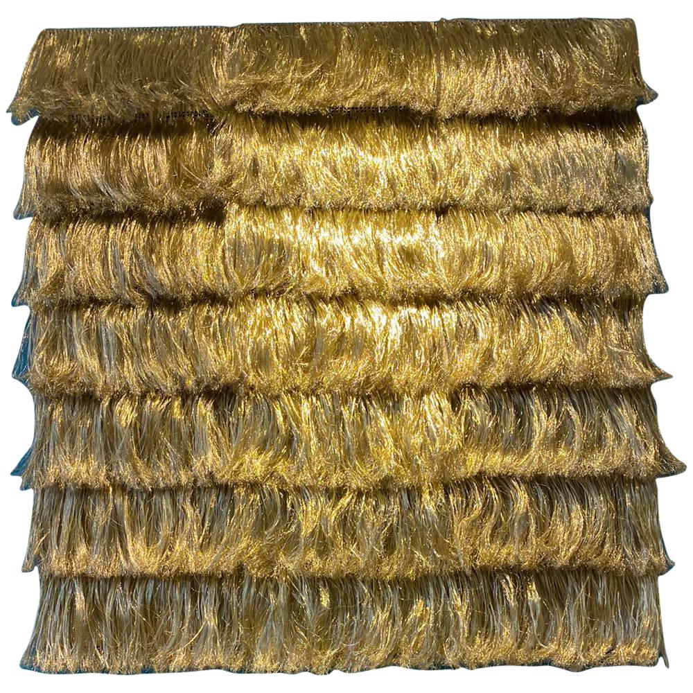 Brass Fringes Wall Piece by Annemette Beck Danish Contemporary For Sale