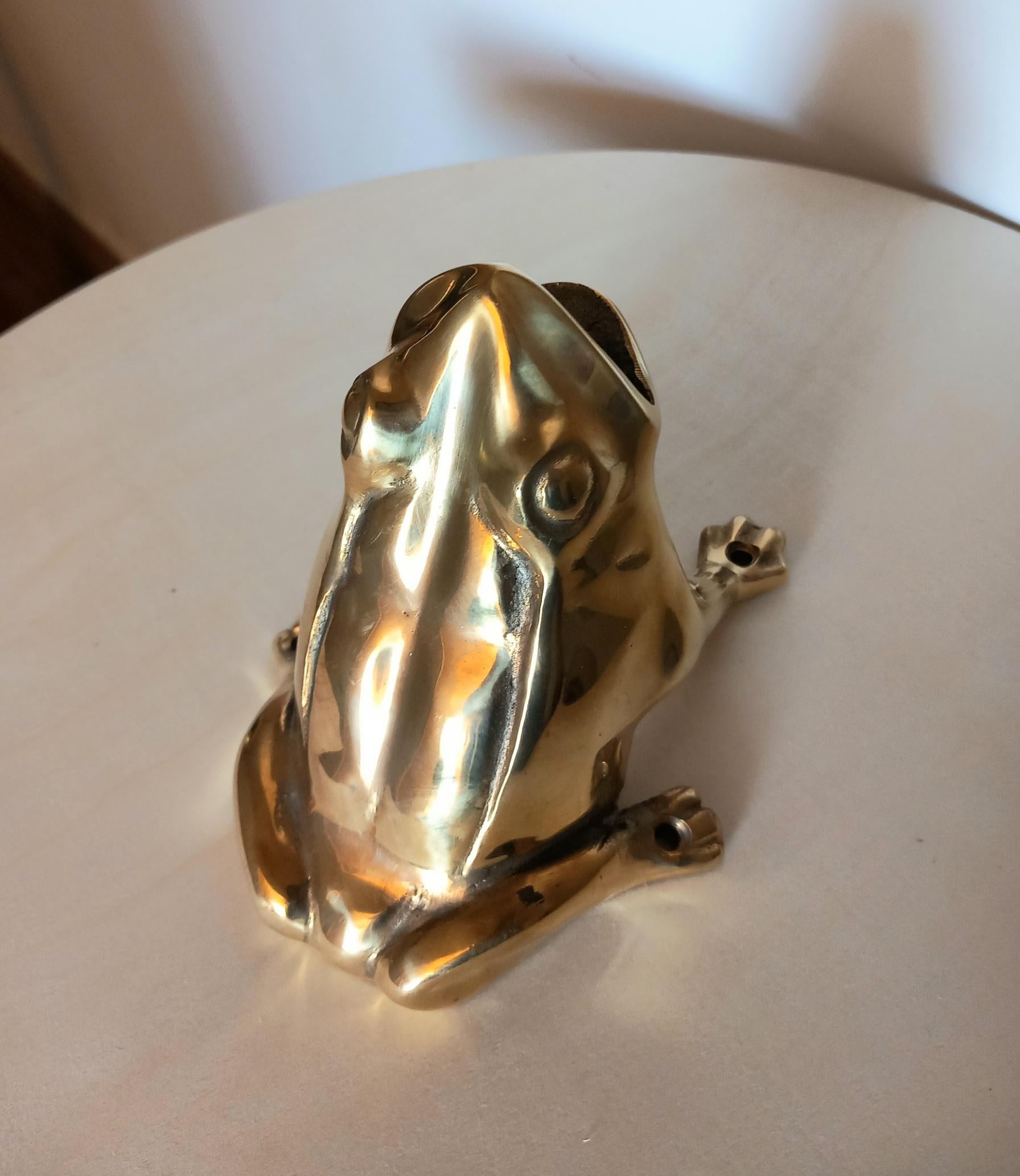 Frog Game Antique Brass Collectibles and Curiosities Spain Early 20th Century In Excellent Condition For Sale In Mombuey, Zamora