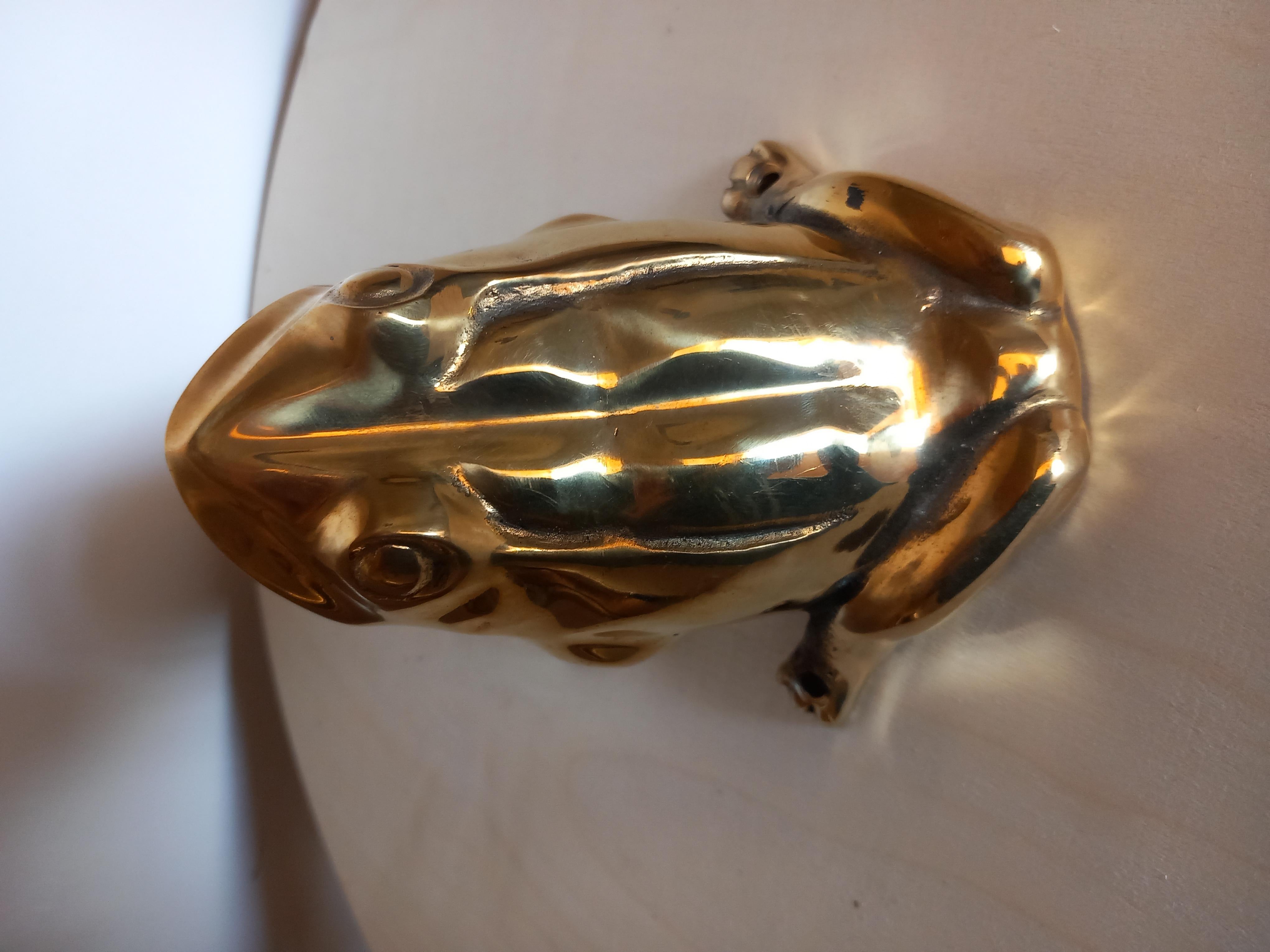 Frog Game Antique Brass Collectibles and Curiosities Spain Early 20th Century For Sale 1