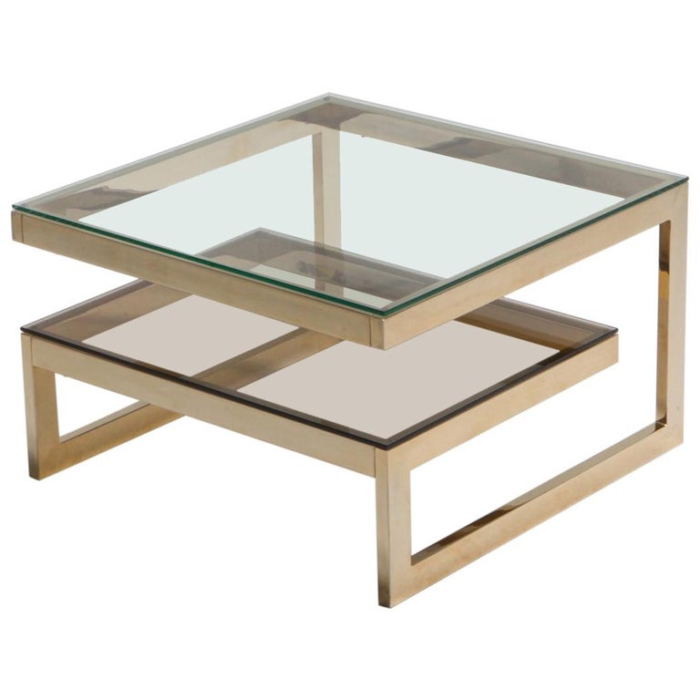 Brass G Side or Coffee Table For Sale at 1stDibs | gside table rates