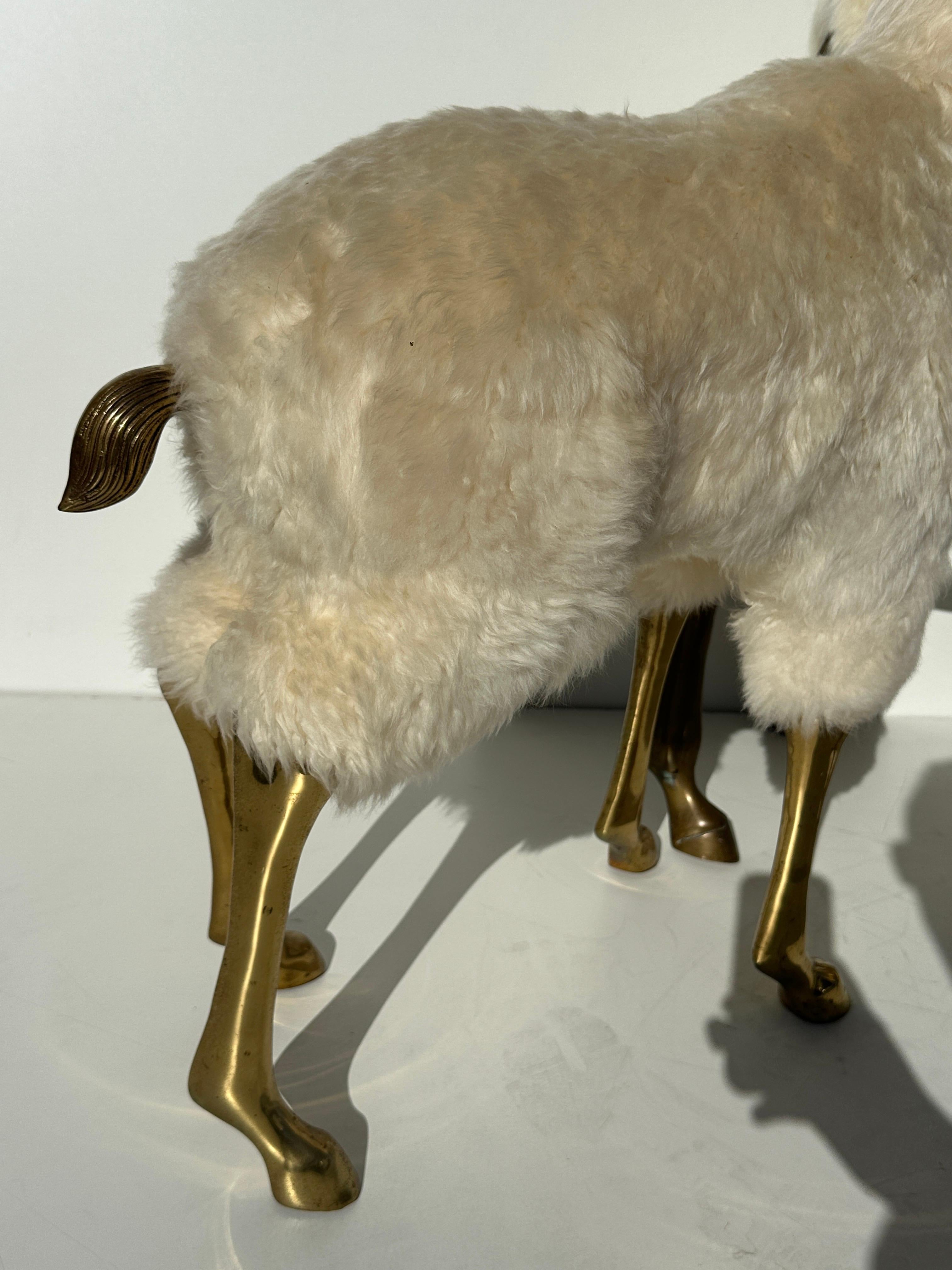 Brass Gazelle / Antelope Family Sculpture For Sale 7